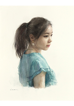 木原和敏　蒼いブラウス